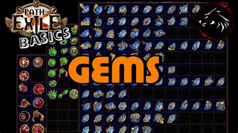 poe skill gems list.